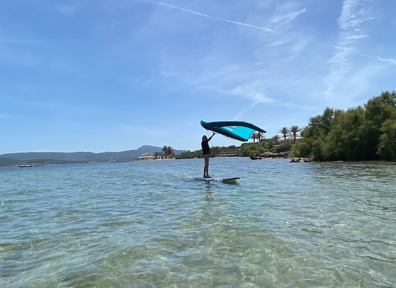 Picture 2 for Activity Fornells: Wing Foil Lesson with Gear in Menorca