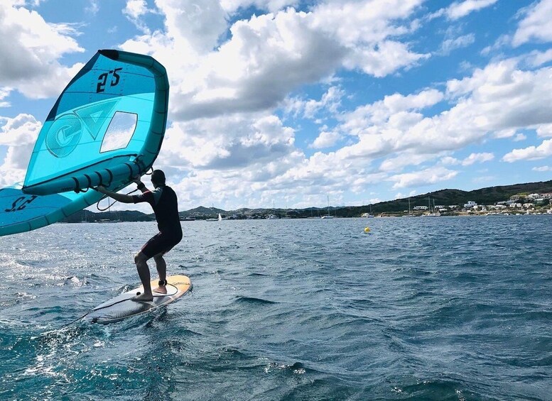 Picture 3 for Activity Fornells: Wing Foil Lesson with Gear in Menorca