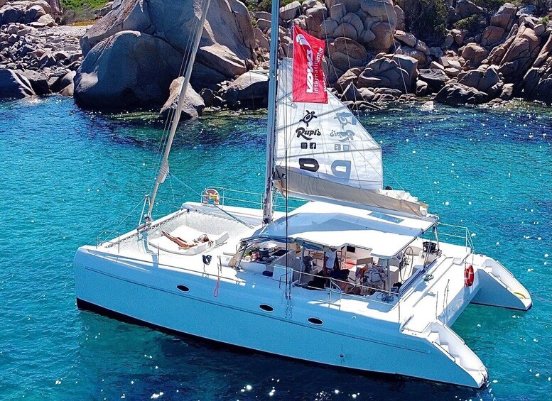 Picture 1 for Activity From Palau: Maddalena Archipelago Catamaran Tour with Lunch
