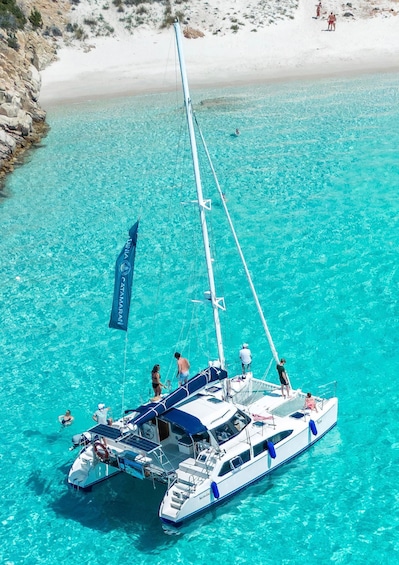 Picture 2 for Activity From Palau: Maddalena Archipelago Catamaran Tour with Lunch