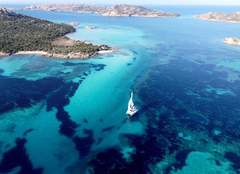 Picture 15 for Activity From Palau: Maddalena Archipelago Catamaran Tour with Lunch