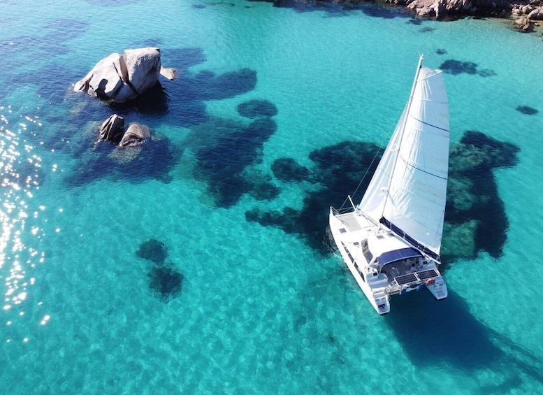 Picture 10 for Activity From Palau: Maddalena Archipelago Catamaran Tour with Lunch