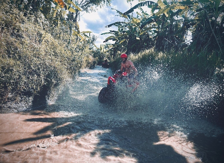 Picture 7 for Activity Bali: Ubud Gorilla Cave Track ATV & Waterfall Tour with Meal