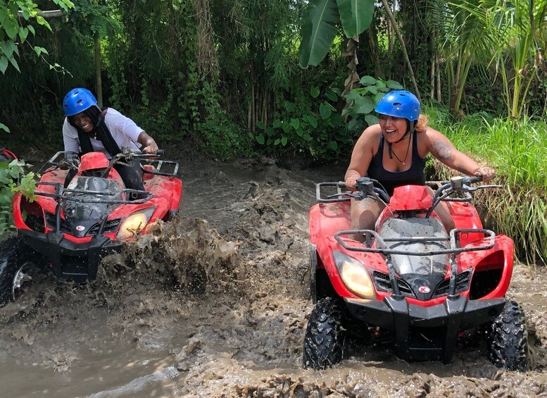 Picture 8 for Activity Bali: Ubud Gorilla Cave Track ATV & Waterfall Tour with Meal