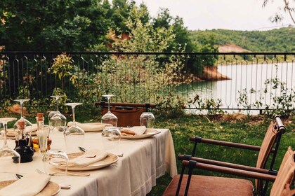 Desde Tirana/Durres: el cabo de Rodon con degustación de vinos