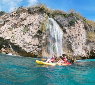 Nerja: Guided Kayak Tour Nerja Cliffs and Maro Waterfall