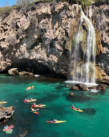 Picture 13 for Activity Nerja: Guided Kayak Tour Nerja Cliffs and Maro Waterfall