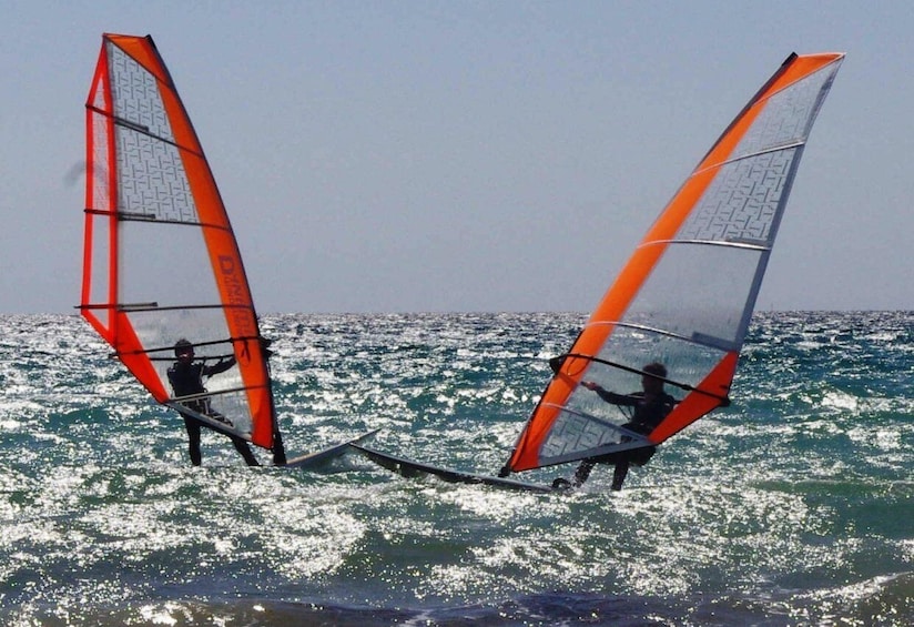 Day 1 beginner Dynamic Windsurfing Costa del Sol