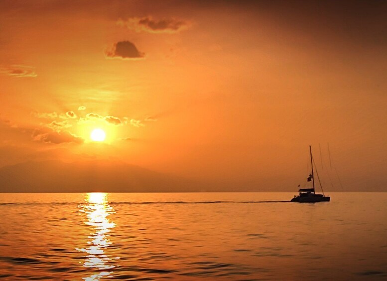 Picture 1 for Activity Corfu: Private Sailboat Sunset Cruise with Snacks and Drinks