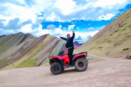 From Cusco: Vinicunca Rainbow Mountain ATV Tour with Meals