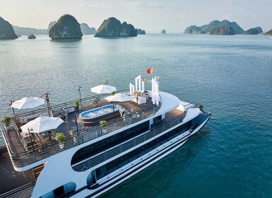 Hanoi: Cosy Bay Cruise 5-Star Full Day Halong with Buffet