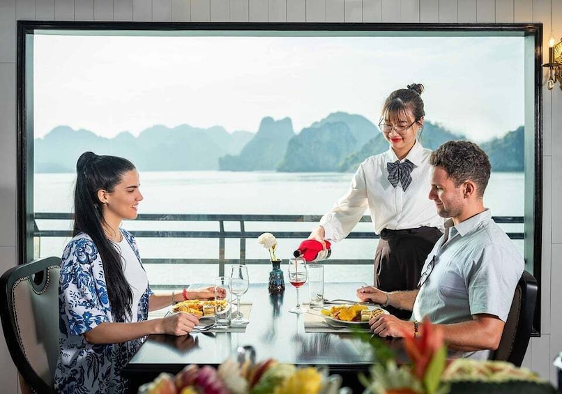 Picture 16 for Activity Hanoi: Halong Bay Luxury Day Cruise with Buffet, Kayak, Swim