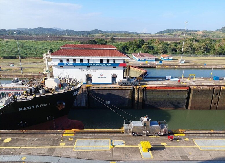 Panama City and Miraflores Locks