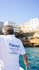 Tour privado en barco de 3 horas en Polignano a Mare