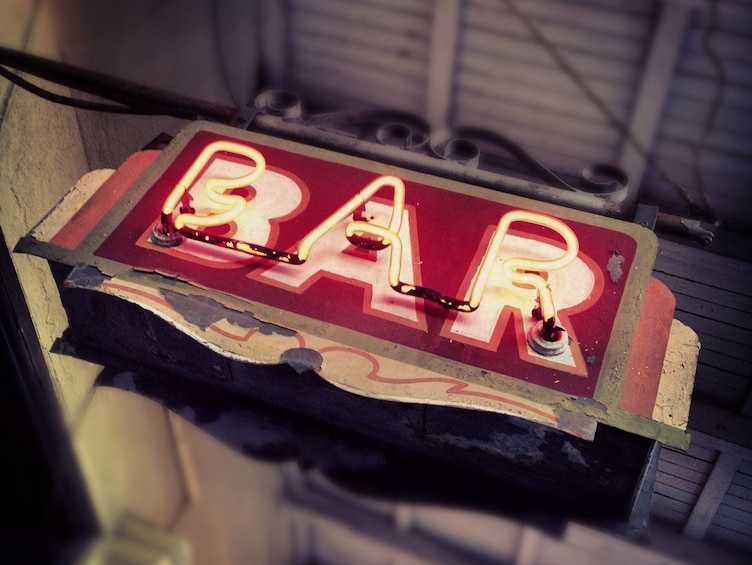 Show item 2 of 9. Neon bar sign in New Orleans