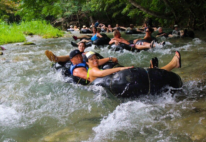 Blue Hole, Secret Falls, River Tubing and Dunn's River Falls