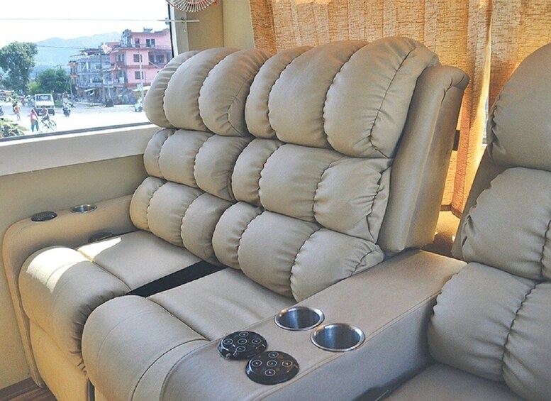 Kathmandu to Pokhara: Luxury Sofa Bus Transfer