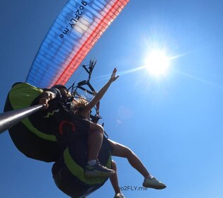 Paragliding in Budva, thermal flying (30-minute flight)