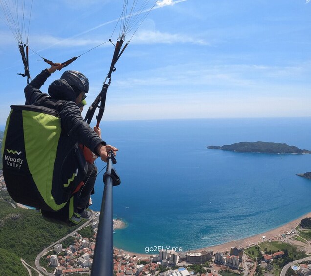 Picture 3 for Activity Paragliding in Budva, thermal flying (30-minute flight)