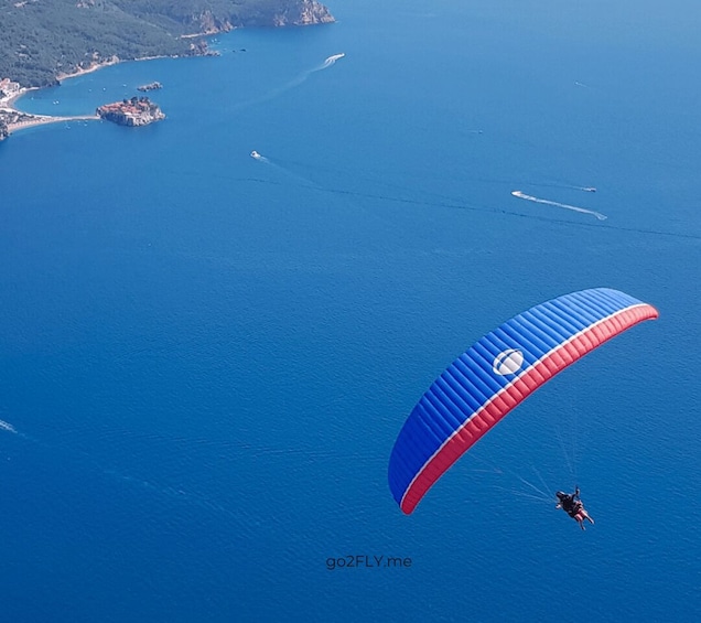 Picture 5 for Activity Paragliding in Budva, thermal flying (30-minute flight)