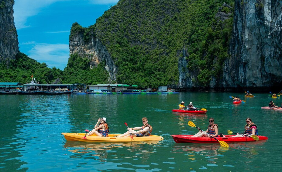 Picture 20 for Activity Hanoi: Halong Bay Luxury Cruise with Lunch Buffet & Kayaking