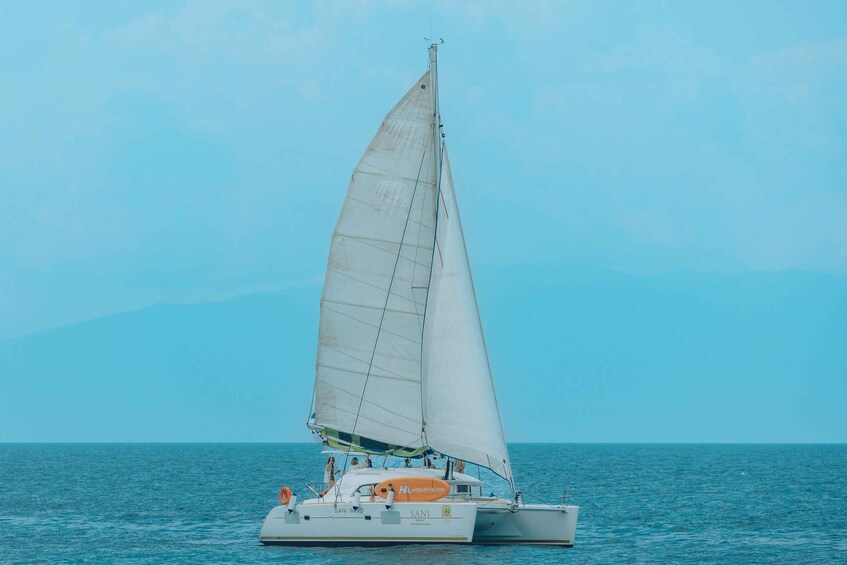 Corfu: Half Day Private Cruise on Lagoon Catamaran