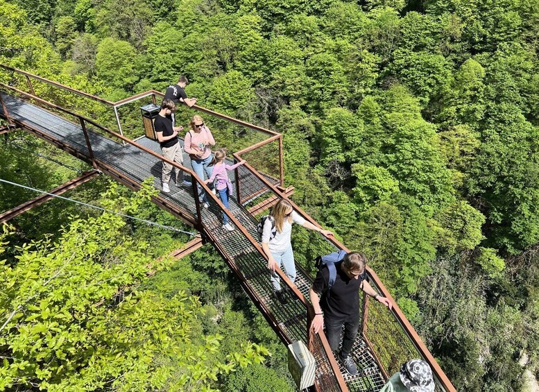 From Kutaisi: Martvili & Okatse Canyons & Cave Guided Tour