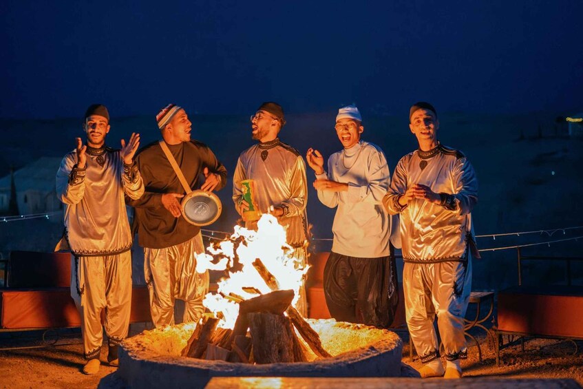 Picture 7 for Activity Dinner under the sky with spectacl&camel ride agafay desert