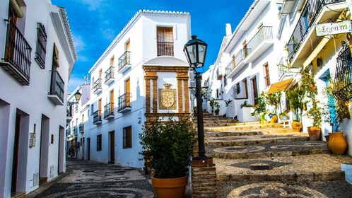 Málaga: Excursión de un día a Frigiliana y Nerja con Catas de Luz