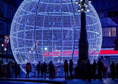 Santiagosta: Pontevedra: Vigon ja Pontevedran jouluvalot