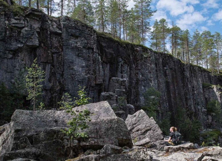 Picture 5 for Activity Rovaniemi: Korouoma Canyon & Waterfalls Tour with BBQ