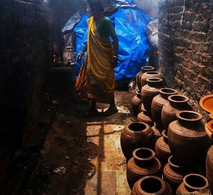 Mumbai : Excursion d’une journée dans le bidonville privé de Dharavi et les...