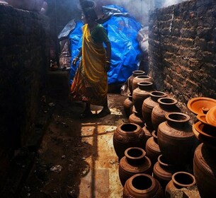 Bombay: excursión privada de un día al barrio pobre de Dharavi y a las cuev...