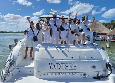 Cancun yksityinen jahti Sea Ray Sundancer 60 jalkaa