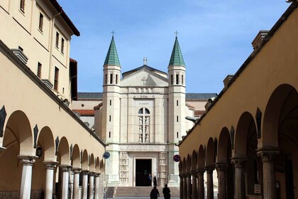 Traslado a Cascia, Roccaporena y Norcia