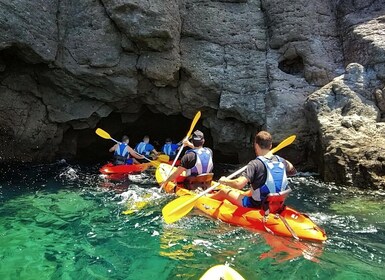 Kayak sur les cuevas et acantilados de Mogan