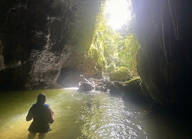 Charco Azul, Caves, Waterfalls, Beach, Free Adult Drinks