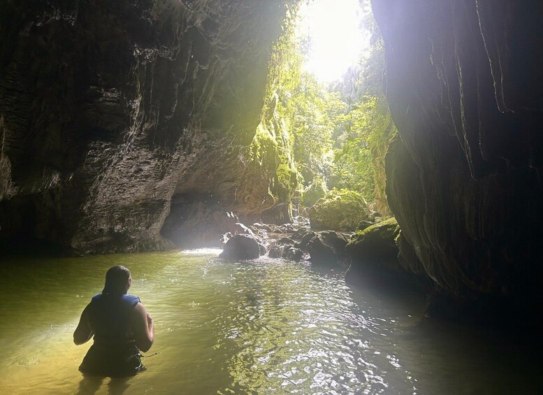 Charco Azul, Caves, Waterfalls, Beach, Free Adult Drinks