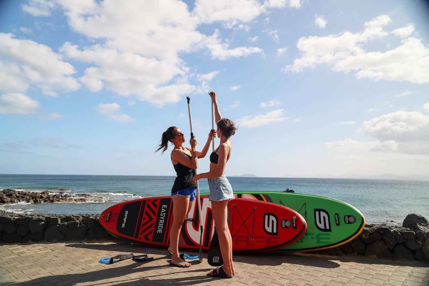 Picture 1 for Activity Playa Blanca: Stand up paddle class for beginners