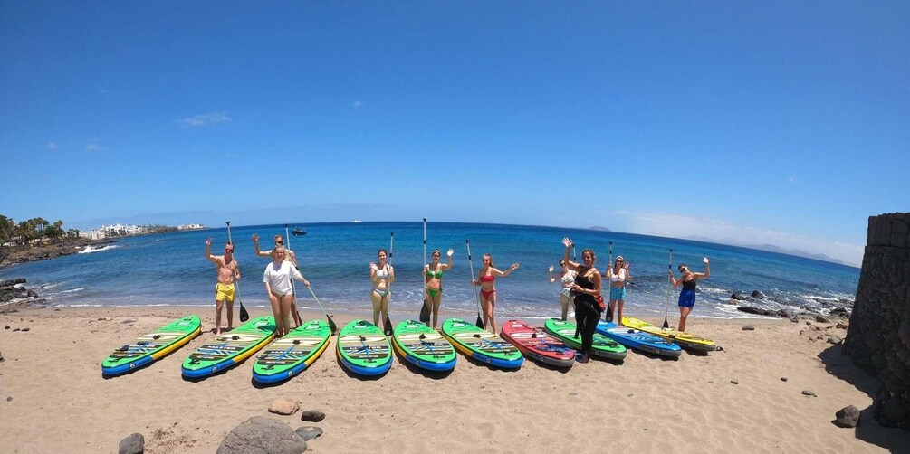 Playa Blanca: Stand up paddle class for beginners