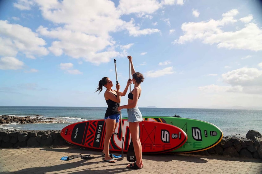 Picture 1 for Activity Playa Blanca: Stand up paddle class for beginners