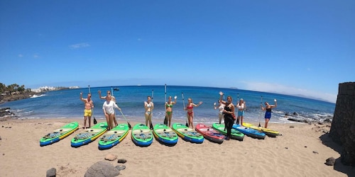 Playa Blanca: Stand up paddle class for beginners