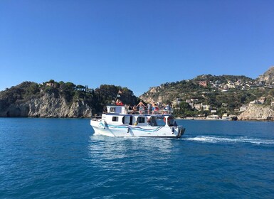 Giardini Naxos: paseo en barco por Isola Bella con esnórquel