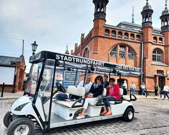 Gdansk: City Sightseeing Tour by Golf Cart/Buggy