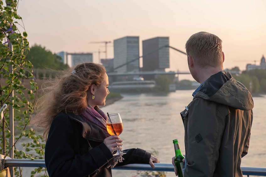 Picture 2 for Activity Düsseldorf: 2-Hour Evening Rhine River Cruise with Live DJ