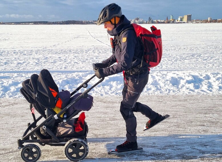 Picture 3 for Activity Stockholm: Family Friendly Private Ice Skating Tour & Lunch