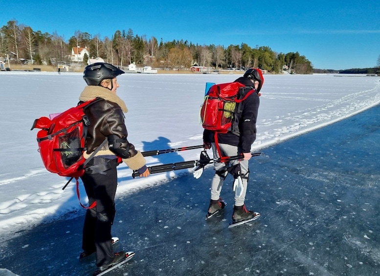 Picture 2 for Activity Stockholm: Family Friendly Private Ice Skating Tour & Lunch