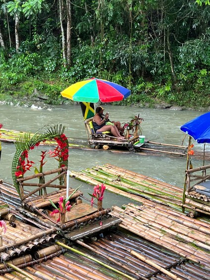 Picture 4 for Activity Montego Bay River Rafting & Limestone Foot Massage Tour