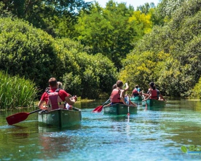 Canoe ride on Piediluco lake with lunch