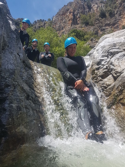 Picture 7 for Activity Marbella: Beginner Canyoning Tour with Safety Equipment